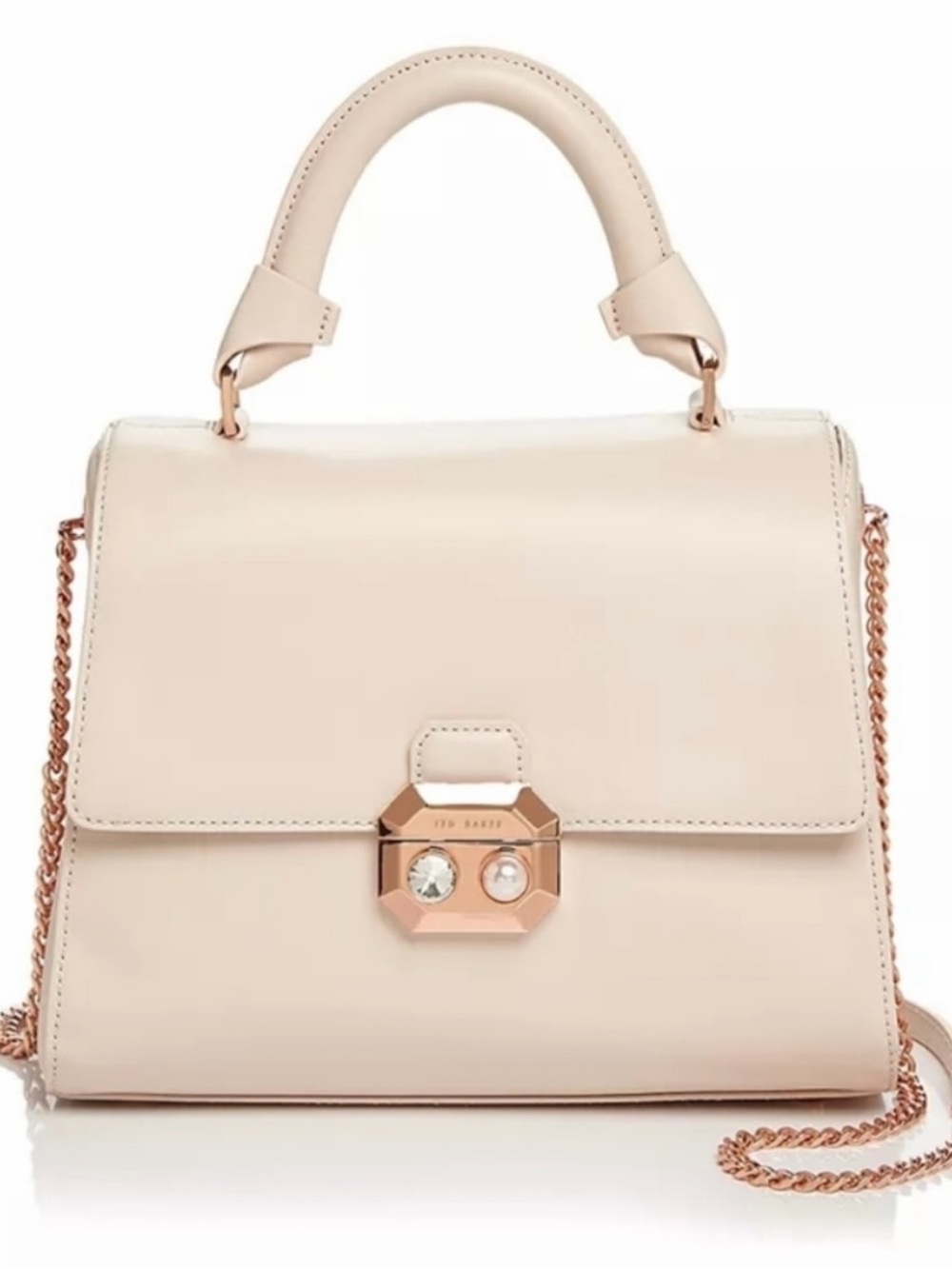 Ted Baker London Verina Faux Pearl Lock, Lady Satchel